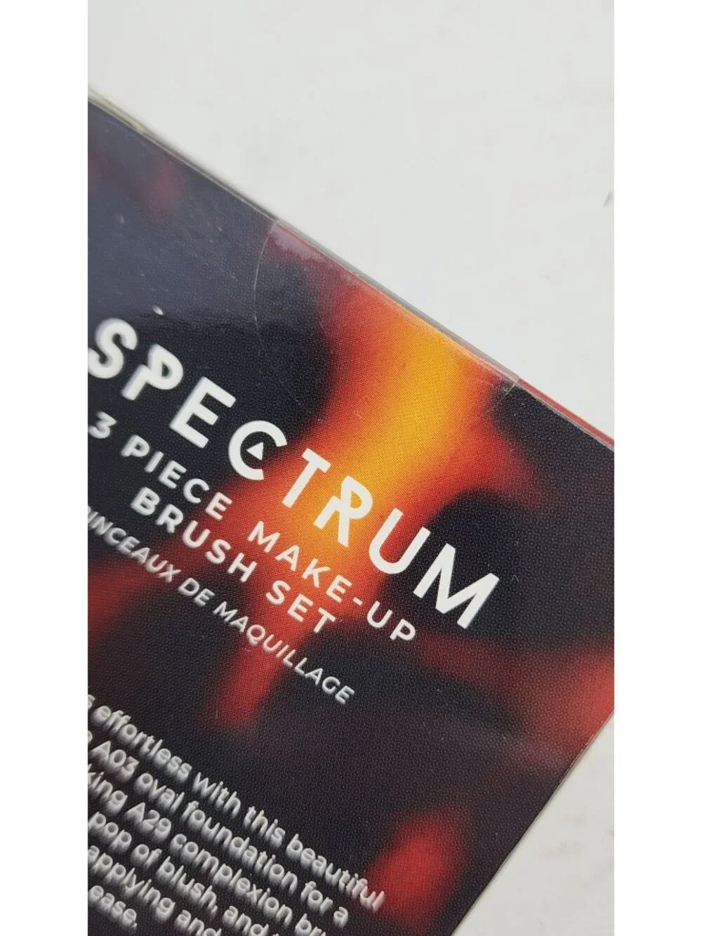 NEW Spectrum 3 Piece Makeup Brush Set